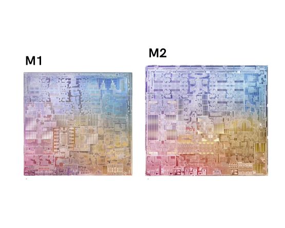 Rendimiento Chip M2 vs M1