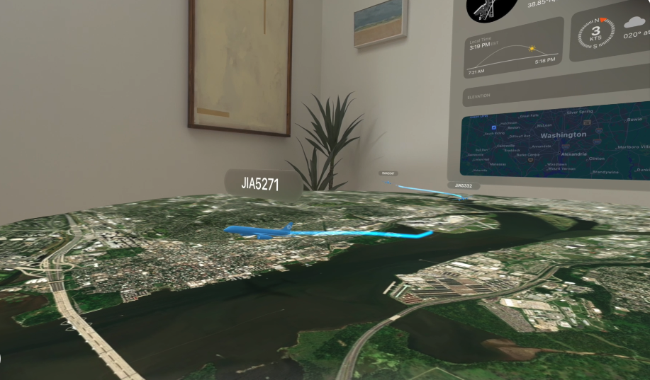 Mapa Appla Vision Pro